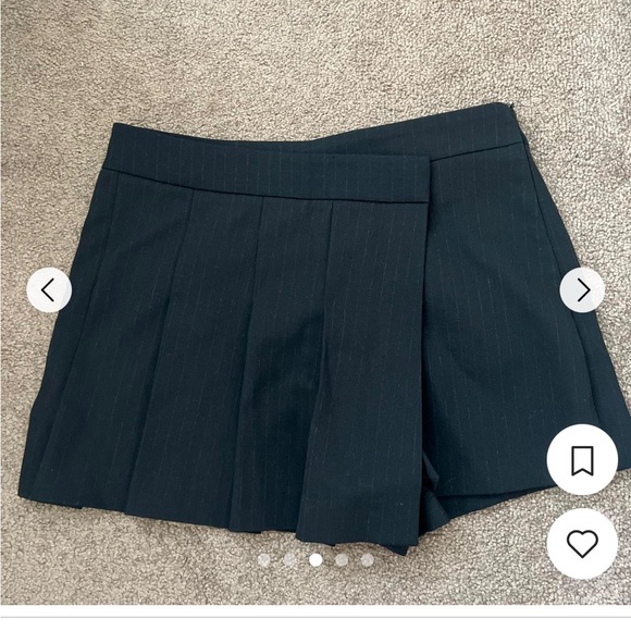 NWTβΌοΈ Zara pleaded pinstripe skort Size XS β€οΈ - Picture 5 of 6
